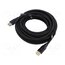HCCBL Cable; DisplayPort plug,both sides; PVC; textile; Len: 10m; black j3ZOFkWpATlh-qh3wkwTyz8ZfOMMzu1MXi0GYi6HMRk