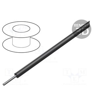 1563 BK005 Wire; HookUp Wire; 20AWG; wire; Cu; PVC; black; 1kV; 30.5m; 100ft IlgZeFucssawNDJcsSDZawd_z8cMSZdSukEhVZtONfw