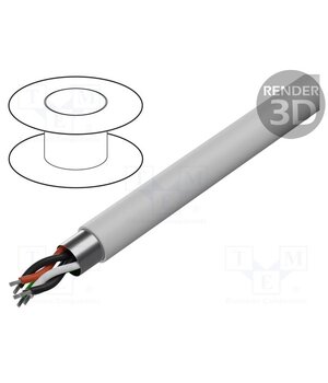 82503 8771000 Wire; 3x2x24AWG; stranded; Cu; shielded,Al-PET foil; natural; 305m Gdy9RbtriAhOyXT0AkF_-R4RPnpxccdMk5aTY-5olnA