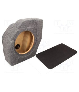 FBAUDI07 Car loudspeaker enclosure; MDF; grey melange; 250mm; Audi; 15l Gofwsv0MOsNyIVbuBsIGBecJ054F2QWcmNcIEVBWkfk