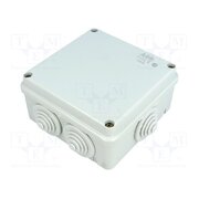 00816 Enclosure: junction box; X: 100mm; Y: 100mm; Z: 50mm; wall mount h10wuOZJwEbJk4Kdtcopd_kMJbuBAiMzTv6B7AnLMWQ