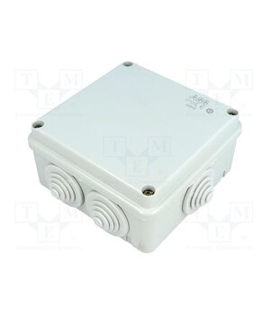00816 Enclosure: junction box; X: 100mm; Y: 100mm; Z: 50mm; wall mount h10wuOZJwEbJk4Kdtcopd_kMJbuBAiMzTv6B7AnLMWQ