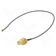 IPEX-SMA-200 Cable; 0.2m; IPEX female angled,SMA female; black WOH2KoMwy4kZSCWobveDbPV1-jZsmoglL3e1mjXnMqo