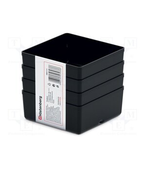 KBS1111-S411 Container: cuvette; black; 110x110mm; 4pcs; KBS1111; UNITE BOX SO-3QTeZqUPY2JeaRBlApGJUuxhSnqxULn5KA4W7nCs