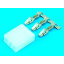 CONNECTOR 3pin Female 3.96mm, 5A 250VAC