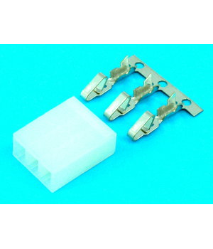 SASLĒGVIENOJUMS 3pin Sieviešu 3,96 mm, 5A 250VAC

 CJL703.jpg