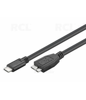 KABELIS DATORAM USB C tips (M) <-> micro-B USB 3.0 B (M), 0,6 m

 CKAK1653_06.jpg