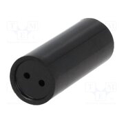 2819.5090 Spacer sleeve; LED; Øout: 7.5mm; ØLED: 5mm; L: 9mm; black 3qTPlPR5nkP-dwlZK0aRBF9yt3KM6qG3uASwWnfXhZA