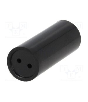 2819.5090 Spacer sleeve; LED; Øout: 7.5mm; ØLED: 5mm; L: 9mm; black 3qTPlPR5nkP-dwlZK0aRBF9yt3KM6qG3uASwWnfXhZA