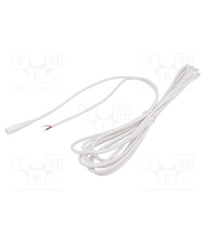 S25-TT-C100-500WH Cable; 1x1mm2; cables,DC 5,5/2,5 socket; straight; white; 5m rF0FMzUMCvIQ2bbi1-dhzeq-LgkURDwE2z7oyQX55dY