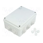 00822 Enclosure: junction box; X: 108mm; Y: 151mm; Z: 66mm; wall mount Vhn1UNBOHlzOloMiIbJ03ItWJdETLC6CIy57I2Kb0Ms