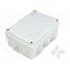 00822 Enclosure: junction box; X: 108mm; Y: 151mm; Z: 66mm; wall mount Vhn1UNBOHlzOloMiIbJ03ItWJdETLC6CIy57I2Kb0Ms