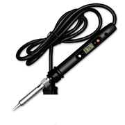 Soldering iron 230V 60W temperature adjustable with LCD display, 180-420°C