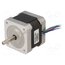 STEPPER MOTOR BIPOLAR 42X38MM 2.8V 1.7A Motor: stepper; 2.8VDC; Shaft: D spring; max.632.8mNm; 1.68A m0Ojid7zgn0blM9ba3ZrZgvpUWmBwyVDQFJm12jo3lU