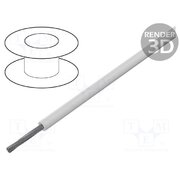 1853 WH001 Wire; HookUp Wire; stranded; Cu; 26AWG; PVC; white; 600V; 305m OW7c2cTtAQTS26OtESPRkFSAZTMTi61fAItU598hDCo