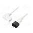 LT-602+511R H05VV-F 3X1.0 WHT 5M Cable; 3x1mm2; IEC C13 female angled right,IEC C14 male; PVC; 5m iLL2PUdGTwIUoT31-aOi30EoXvpndU8PV87zfhn0n-c