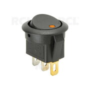ROCKER SWITCH ON-OFF 12V DC 20A, ar sarkanu punktu indikāciju / ø20mm

 CPR432R.jpg