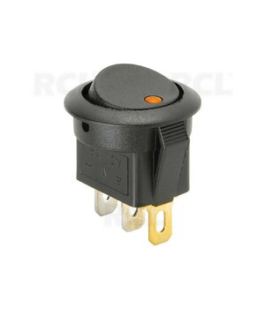 ROCKER SWITCH ON-OFF 12V DC 20A, ar sarkanu punktu indikāciju / ø20mm

 CPR432R.jpg