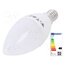 SKU 111 LED lamp; white warm; E14; 220÷240VAC; 600lm; P: 7W; 200°; 3000K -d2UcqnjospUYNtDvH0mBdyDweDf8_bvicvzenA-oeg