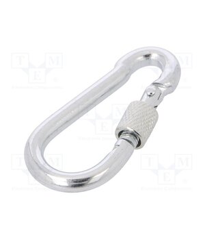 KSZ.6.60 Carabiner; steel; for rope; L: 60mm; zinc; 6mm; with protection Vq4DtxDJuI3Ir8B4OwrL6zxNoCXPLqvljjKEeoZcoFI