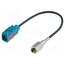 A9540 Cable; 0.15m; Fakra socket,FME male; straight BhHmX7OxLJjg928Af46iJYyo5BWMj1xGIzQZJjX7jrw