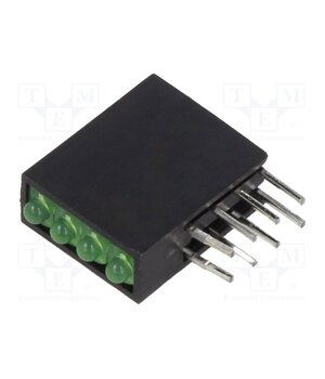 H485CGDL LED; in housing; 1.8mm; No.of diodes: 4; green; 2mA; Lens: diffused QG0X9MGMAIWrk6TiUsssV5v4I8NHpZTTO3IQJ9ZdKkA