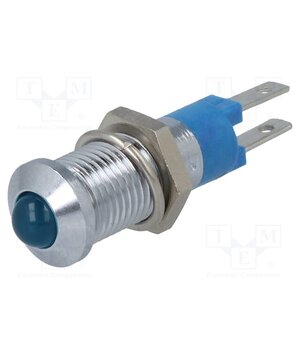 SMQD08412 Indicator: LED; prominent; blue; 12÷14VDC; Ø8.2mm; IP40; connectors H6pAbGIl67GGdC5_JGZREjbX1dUO0CauCREgcR0grqI