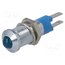 SMQD08412 Indicator: LED; prominent; blue; 12÷14VDC; Ø8.2mm; IP40; connectors H6pAbGIl67GGdC5_JGZREjbX1dUO0CauCREgcR0grqI