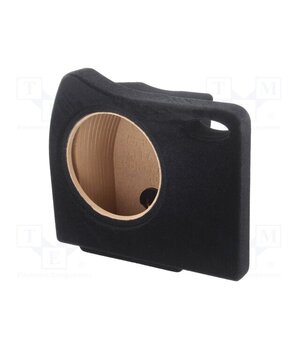 FBALFA02 Car loudspeaker enclosure; MDF; black; 250mm; Grooving: 272mm uNpC6LxMufTbwACjSpYQ8lWrGSTr967bV4y1yrmFiEA