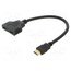 AK-77 Splitter; HDMI socket x2,HDMI plug; Full HD 1080p; 0.3m; black 7ZHt-iojf6yWny_9cxu5H2SKcxY8SV_4by2LQv4F7Sw