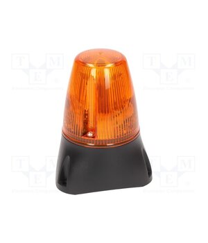 LEDA100-01-01 Signaller: lighting-sound; 10÷17VDC; 10÷17VAC; LED x8; orange thyfZCftHwWLRNHgvQge5d07apOMJwXMd3HLuQrHfl4