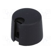 A1020049 Knob; with pointer; plastic; Øshaft: 4mm; Ø20x16mm; black; A10 ZHP2_7aVOmE9OKtKSMAMb3I6iU-m3LShOCu_fphNIrQ