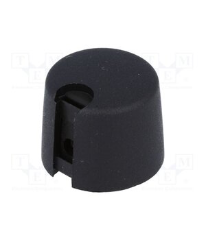 A1020049 Knob; with pointer; plastic; Øshaft: 4mm; Ø20x16mm; black; A10 ZHP2_7aVOmE9OKtKSMAMb3I6iU-m3LShOCu_fphNIrQ