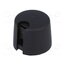 A1020049 Knob; with pointer; plastic; Øshaft: 4mm; Ø20x16mm; black; A10 ZHP2_7aVOmE9OKtKSMAMb3I6iU-m3LShOCu_fphNIrQ