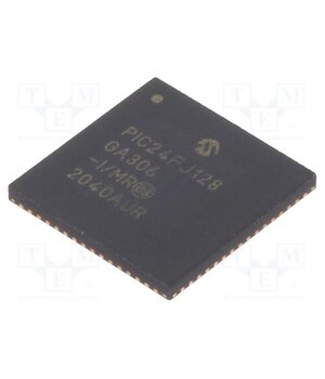 PIC24FJ128GA306-I/MR IC: PIC microcontroller; 128kB; 32MHz; 2÷3.6VDC; SMD; QFN64; PIC24 pCNgFYs5bZXUJ4ukAilJ2bVxyKb_hYxbAIWd9YDQ6JQ