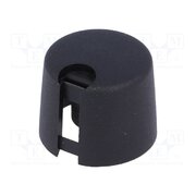 A1020649 Knob; with pointer; plastic; Øshaft: 6mm; Ø20x16mm; black; push-in 9Q0PqEDeDigndeN0B1dRlEwnAWV53qa1ug3kciPoLBg