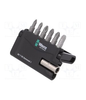 05056296001 Kit: screwdriver bits; Pozidriv®; 25mm; PZ1,PZ2,PZ3; 7pcs. 8Na4msCennTRHCpfCucmkQPXpU4iRus6foOqmhfY-DI