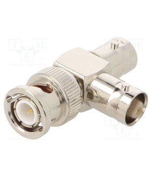 112567 Adapter; BNC male,BNC female; Insulation: POM; 50Ω; brass; 4GHz pBaZ8C1bCnZosrAGjiPdHxYFrvvo6Qc7dRZqdlhupsw