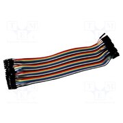 CAB F-F(40-17-RAINBOW) Connection cable; mix colours; 40pcs; 170mm; ribbon NeC-vwehF2t9yVoxJ5UMT5BrMGD6TRqIl1dh8FHvtpw