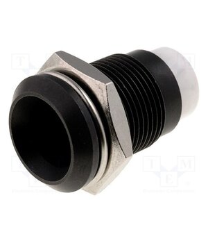 SMD1 129 LED holder; 8mm; metal; concave; with plastic plug; black QG78KiLNYQ0nmuonThbPZri-HKiPUJTLS-9DoMk7V3Y