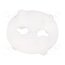 450-100 Spacer sleeve; LED; Øout: 6.4mm; ØLED: 3mm,5mm; L: 2.5mm; white 6v5UuBH0v9516XyMfDWwWJDaldc4zZxL3UlTwsint6w