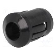 FIX-LED5-3 LED holder; 5mm; one-piece; black; UL94V-2; L: 12.5mm; polyamide fuFsUzk6pp6ungjCKokkDIRJBzwbTkLvAxsXilogVSQ