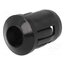 FIX-LED5-3 LED holder; 5mm; one-piece; black; UL94V-2; L: 12.5mm; polyamide fuFsUzk6pp6ungjCKokkDIRJBzwbTkLvAxsXilogVSQ