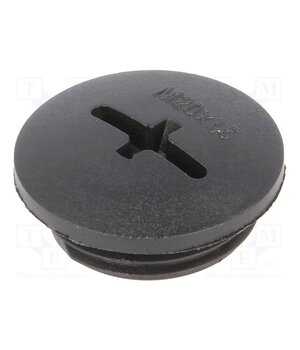 52006123 Stopper; M20; 1.5; IP54; polyamide; black; SKINDICHT®; 6mm Kvn0JBk1mMECWhXHZHEURdo2uOBK1SjliyJ6VH6aYmA