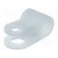 FIX-CC-1SS Fixing clamp; Cable P-clips; ØBundle : 3mm; polyamide; natural M75WB8LsbmfTUlPHvbiJaf3g1wDgTS3j4b6qCXbqDEc