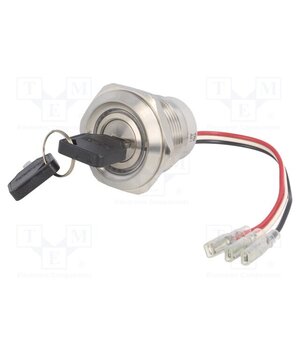 LAS1-AGQ30-22Y/31/RG/12V Switch: key switch; Stabl.pos: 3; 3PST; Ø30mm; Key: flat; 90°; 50mΩ GmxbvE5XBzykDX1vOWhQbUZrjnOFYV5SW3FoSCWSY7g