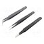 K3-T1D Tweezers-set; universal; ESD; 3pcs. s9tcPecRzYqjReEtRdBD80-wYK2E2dWIUXi0jbS52Nc