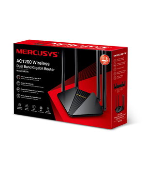 Bezvadu maršrutētājs MERCUSYS MR30G, AC1200, Wi-Fi 5, 2,4 / 5 GHz, Gigabit Ethernet AKOMMR30G+3.jpg