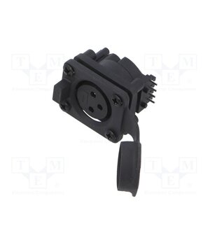 AXS3FP2H Connector: XLR; socket; female; AXS; 15A; 133V; PIN: 3; IP65; angled uO7CUOjIt9CuAJPaeGXv5aXX1ojyISURoJNyQS1gI-k