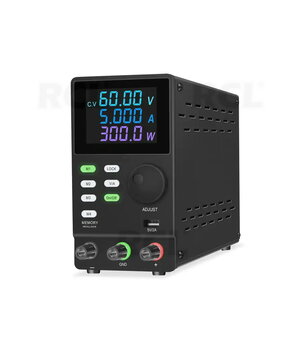 Programmējams laboratorijas barošanas avots 0–60 V, 0–5 A, 4 cipari, RS232, USB

 AML6005RS.jpg